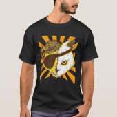 T-shirt Pirate de chat de Zombie (Devant)