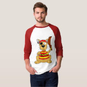 T-shirt Pirate de chien (Devant entier)