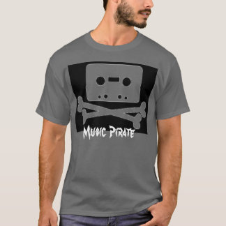 T-shirt Pirate de musique