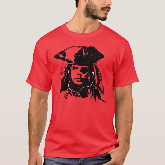 T-shirt Pirate de musique (Devant)
