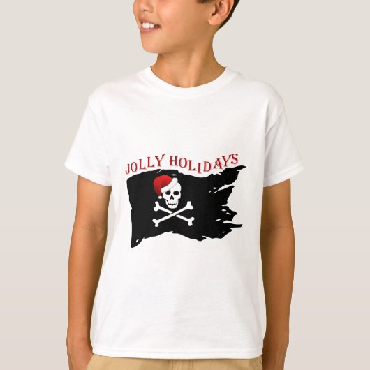 T-shirt Pirate de Noël pour enfants (Devant)