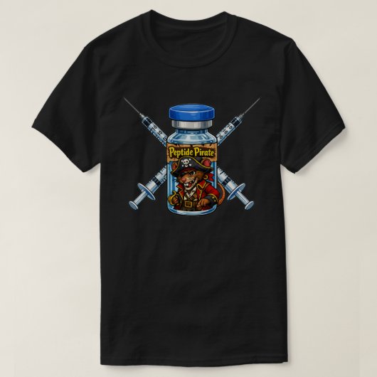 T-shirt Pirate de peptides (Design devant)