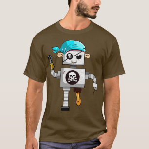 T-shirt Pirate de robot fantôme