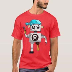 T-shirt Pirate de robot fantôme