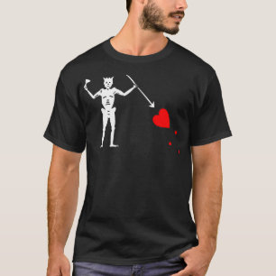 T-shirt Pirate Drapeau Capitaine Barbe noire Edward Enseig
