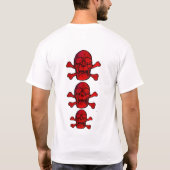 T-SHIRT PIRATE EN ROUGE (Dos)