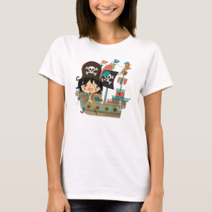 T-shirt Pirate et bateau de pirate