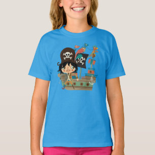T-shirt Pirate et bateau de pirate