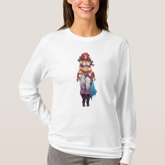 T-shirt Pirate Girl (Devant)