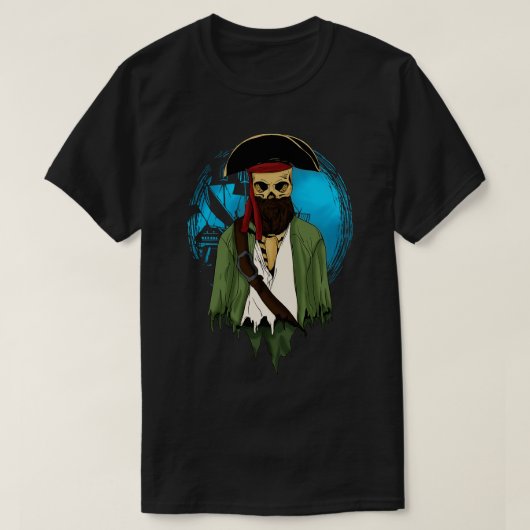 T-shirt Pirate Halloween Party 1 (Design devant)