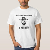 T-shirt Pirate heure H ARRR ! (Devant)