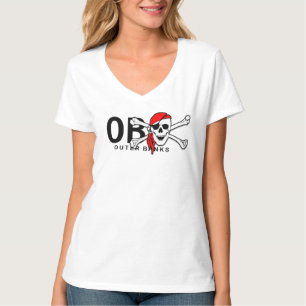 T-shirt Pirate OBX Skull and Crossbones