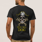 T-shirt Pirate OR VIEUX CHIEN DE MER (Dos)