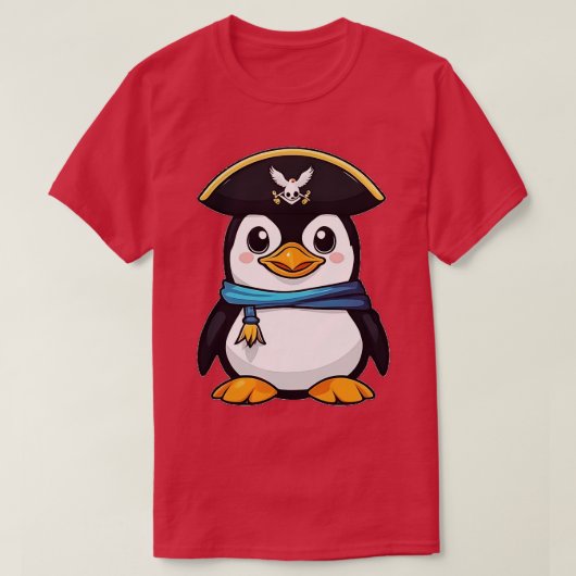 T-shirt Pirate Penguin (Design devant)
