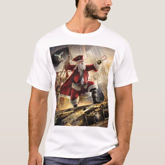T-shirt Pirate Père Noël (Devant)