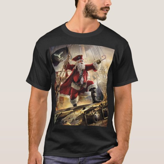 T-shirt Pirate Père Noël (Devant)