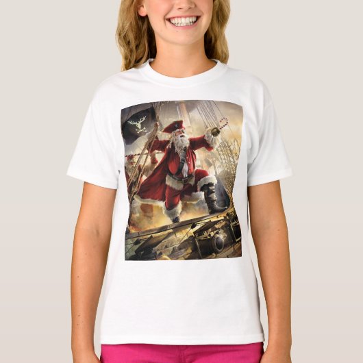 T-shirt Pirate Père Noël (Devant)