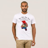 T-shirt Pirate Père Noël Funny Vin Multiculé Noël (Devant entier)