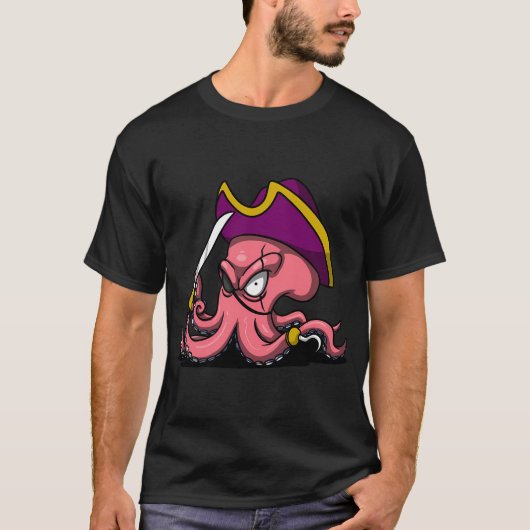 T-shirt Pirate Pieuvre (Devant)