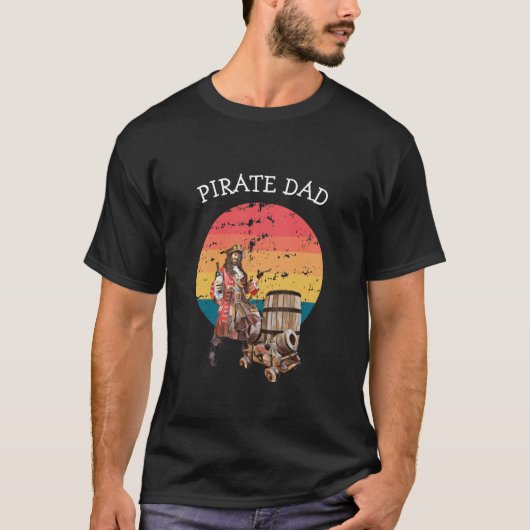 T-shirt Pirate Pirate DAD Party (Devant)
