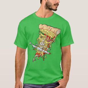 T-shirt Pirate Pizza Slice Food Culture