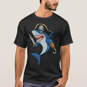 T-shirt Pirate requins Casquettes Aimer animal Hommes femm