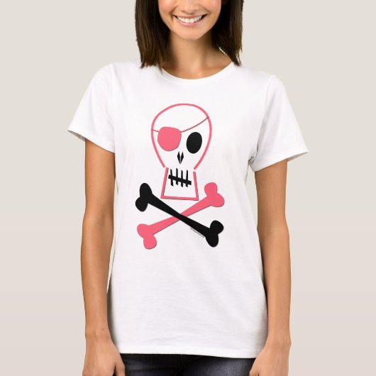 T-shirt Pirate rose (Devant)