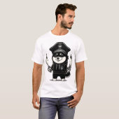 T-shirt Pirate Shiba Inu (Devant entier)