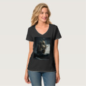 T-shirt Pirate Ship Adventure Unique Rough Sea (Devant entier)