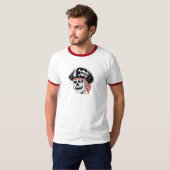T-shirt Pirate Skeleton Ringer (Devant entier)