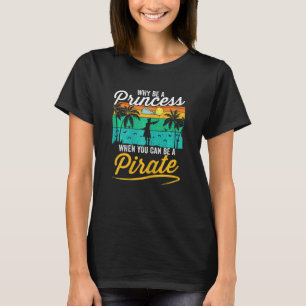 T-shirt Pirate Skull Sea Pirate Boat Aventure Dans L'Oce