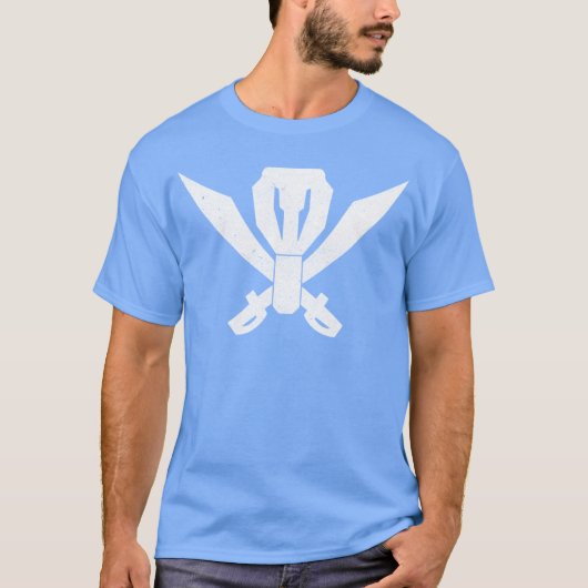 T-shirt Pirate Venin Mark rétro (Devant)