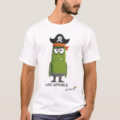 T-shirt Pirate Vert Imperturbable | Style Fun Unisexe (Devant)