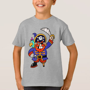 T-shirt Pirater Avec La Jambe Et L'Épée De Peg