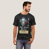 T-Shirt Pirates Barbe Blanche (Devant entier)