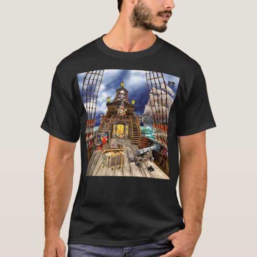T-SHIRT PIRATES BUTIN VOLÉ (Devant)