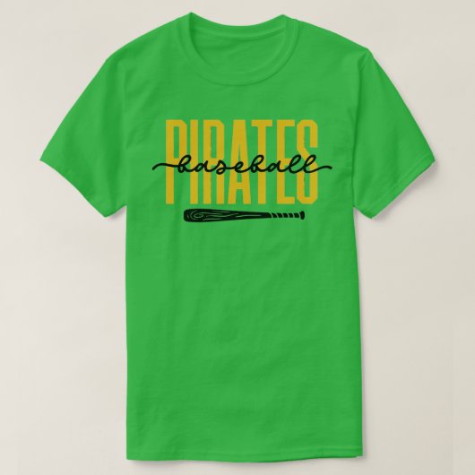 T-shirt Pirates de baseball Pirates 16 (Design devant)