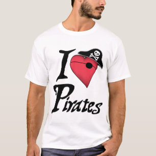 T-shirt Pirates de coeur - lumière