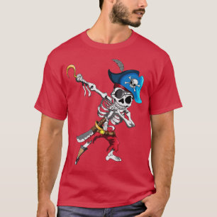 T-shirt Pirates de Dabing Squelette Oeil Flap Pirate Navir