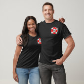 T-shirt Pirates de l'usage rouge de bureau de perle (Unisexe)