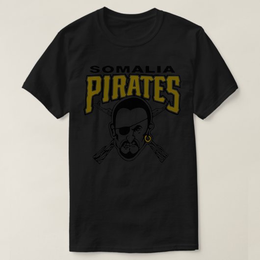 T-shirt Pirates de Somalie  (Design devant)