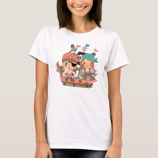 T-shirt Pirates Girly (Devant)