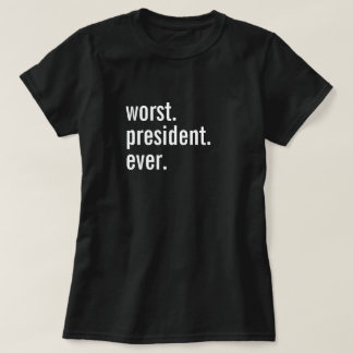 T-shirt Pire. Front. Jamais.