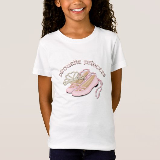T-Shirt Pirouette Princesse Poupée bébé (Devant)