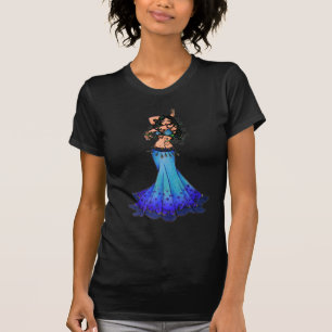 T-shirt Pisces Belly Dancer Art