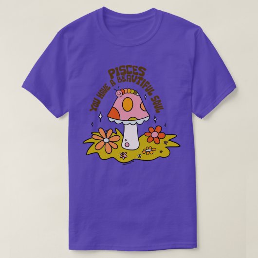 T-shirt Pisces Caterpillar (Design devant)