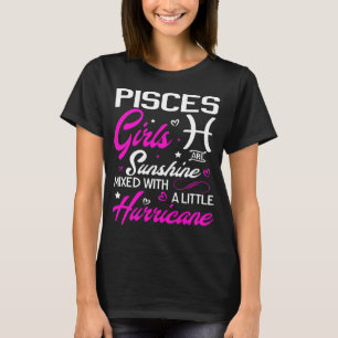 T-shirt Pisces Girl. Astrologie Zodiaque d'Aquarius