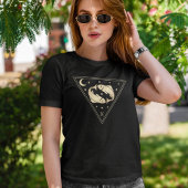 T-shirt Pisces signe Zodiac eau élément en or