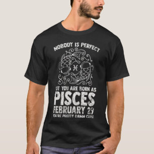 T-shirt Pisces Zodiac Anniversaire Anniversaire Celebratio