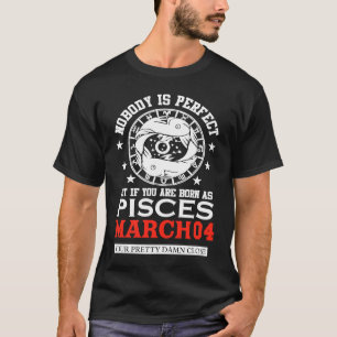 T-shirt Pisces Zodiac Signal Mars 04 Femme Homme Anniversa